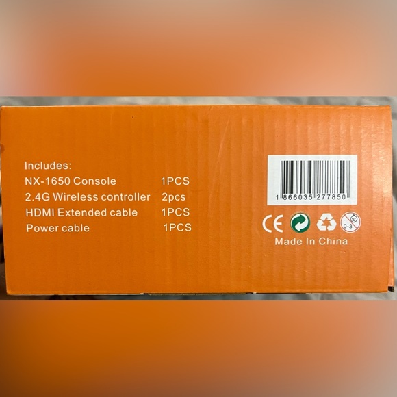 16BIT Mini HD Video Game Box. HDMI Plug & Play Console w/ 2 Wireless Controllers - Picture 5 of 8